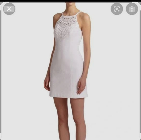 Lilly Pulitzer Dresses & Skirts - Lilly Pulitzer White Crochet Mini Dress